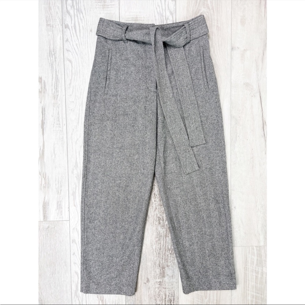 Aritzia Jallade Tie Front Pants Cashmere Wool